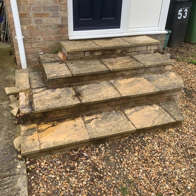 Renovation of footsteps 